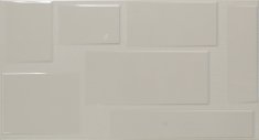 плитка Fanal Blocks 32,5x60 gris relieve