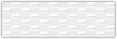 плитка Grespania White&Co 31,5x100 hexagon blanco