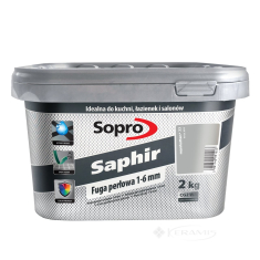 затирка Sopro Saphir Fuga 77 манхэттен 2 кг (9513/2 N)