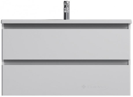 Тумбочка з умивальником AM.PM X-Joy 102, 4x63x49, 8 біла підвісна (M85-FSX1002-WC1002WG38)