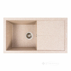 кухонная мойка Valeso Solid 78x43,5x20 на столешницу, гранит, карамель (SP000047311)