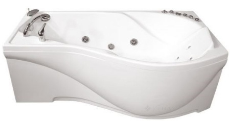 Акрилова гідромасажна ванна МІШЕЛЬ ліва, 1700 x 960 мм