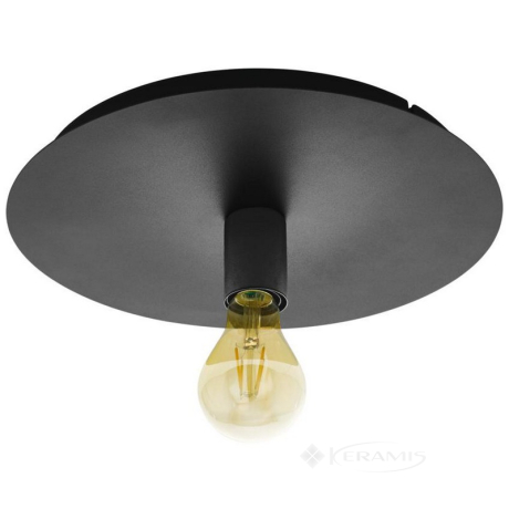 Светильник потолочный Eglo Passano 1x60W черный (98155)