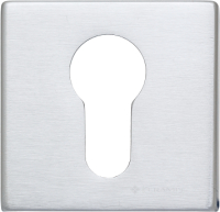накладка на циліндр Convex хром матовий квадратна розетка (2145RZYS24S24)