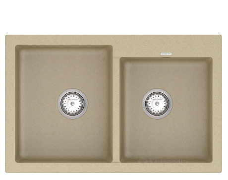 Кухонна мийка Vankor Orman 79,5x50 сафарі + сифон (OMP 05.80)