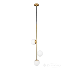 светильник подвесной Levistella (7521015-3 BRZ+WH)