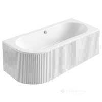 ванна акрилова Rea Orion Stripe 169,5x75 Right кутова, пристінна, white (REA-W0076)
