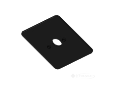 пластина для умывальника Paffoni Light (EL105NO70), черный матовый (ZPIA109NO)