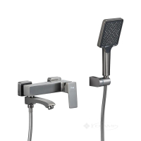 смеситель для ванны Frap фиксированный излив, gungrey (F3276-9)