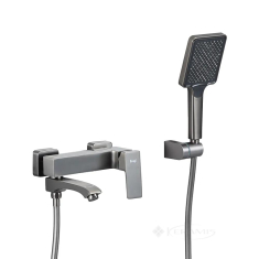 смеситель для ванны Frap фиксированный излив, gungrey (F3276-9)