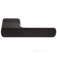 ручка дверная на розетте M&T Minimal2.0 147803 Lef TIN-K титан-черный матовий, в комплекті з WC