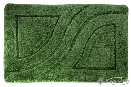 Килимок для ванної Bisk Uniwersum 50x80 зелений (00708)