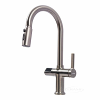 смеситель для мойки Valeso NSC087 нержавейка, сенсор и датчик температуры (SP000044355)