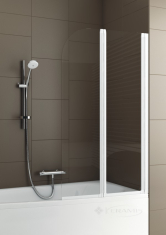 штора для ванної Aquaform Modern 2 80x140 скло прозоре (170-06991)