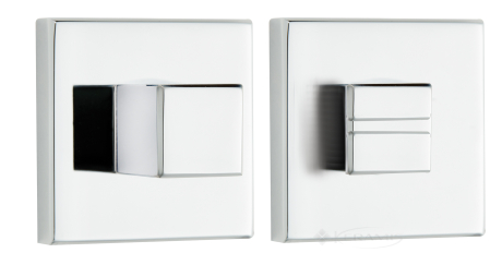 Накладка фиксатор Ilavio хром полированый квадратная розетка (12.1053.04WC.0016)