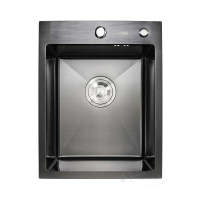 кухонна мийка Platinum Handmade 40x50x22 чорна (SP000032258)