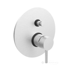 змішувач для душу Paffoni Light, прихований монтаж, Steel (LIG015ST)