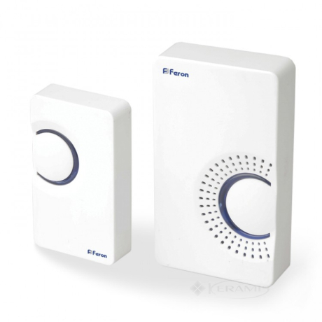 Беспроводной звонок Feron Е-373 белый (23686)