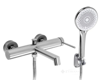 смеситель для ванны Rea Foss с изливом, brushed nikiel (REA-B6892)