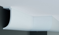 карниз жорсткий Elite Decor Gaudi Decor 17x7x244 см білий (p 882)
