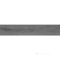 виниловый пол Floorex LVT Oslo 4V 610x110x5 серый, замковый Click Herringbone