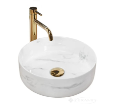 умывальник Rea Sami 35,5x35,5 nature marble (REA-U6606)