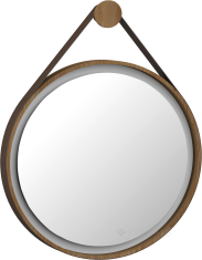 дзеркало Isvea Marino 55x71,5x5 wood veneered teak (23SQ4003055I)
