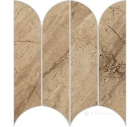 мозаика Ragno Incanto 28x31 breccia aurora mosaico ventagio (R9CC)