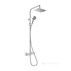 душова система Hansgrohe Vernis Shape EcoSmart Showerpipe 230 1jet Green з термостатом хром (26319000)