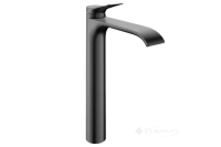 смеситель для раковины Hansgrohe Vivenis CoolStart без сливного гарнитура, черный матовый хром (75045340)