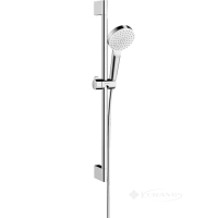 душевой набор Hansgrohe Crometta 1jet Green 65, белый/хром (26554400)