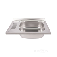 кухонна мийка Lidz 60x50-R 0,6 мм decor (LIDZ6050R06DEC)