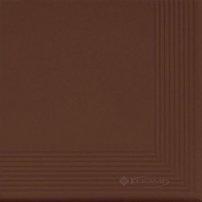 ступень угловая Cerrad Brown 30x30 коричневая