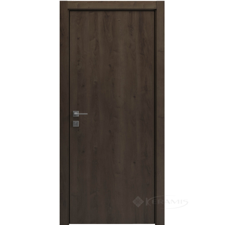 Дверное полотно Grand Lux 3 700 мм, глухое, мадагаскар