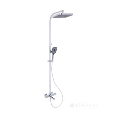 душевая система Qtap Sloup термостатическая на три потребителя, с изливом, chrome (QTSLO51103OC48217)