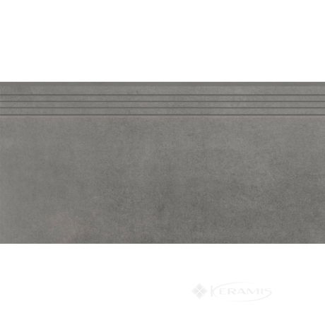 Ступень Cerrad Concrete 39,7x79,7 graphite
