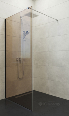 душевая перегородка Andora Summer P 80x200 стекло бронза (Summer P Bronze 800)