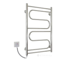 полотенцесушитель электрический Kosser Зигзаг 800x500 слева, хром (ДЗ02ЕL)