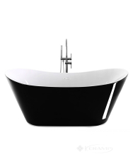ванна акрилова Calani Lotus 170x80 white black (CAL-W3001)