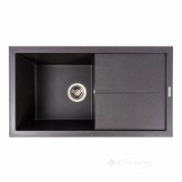 кухонная мойка Valeso Solid 78x43,5x20 на столешницу, гранит, морион (SP000047469)