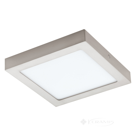 Світильник накладної Eglo Fueva-C Smart Lighting, 22,5x22,5 см, нікель матовий, білий (96679)