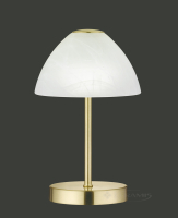 настольная лампа Reality Queen, латунь матовая, алебастровая, LED (R52021108)