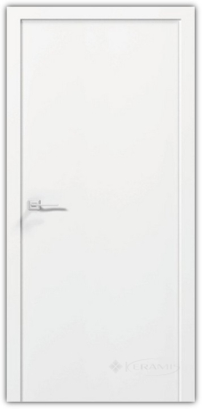 Дверне полотно Rodos Cortes Prima 900 мм, глухе, білий мат