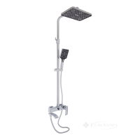 душевая система Qtap Swan Cascada на три потребителя, chrome (QTSWA111CRM45566)