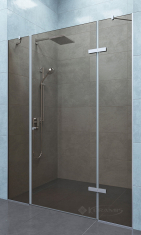 душові двері Andora Relief P 120x200 скло бронза (Relief P Bronze 1200)