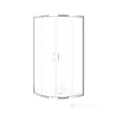 душевая кабина Cersanit Brasco 90x90x190, хром, прозрачное стекло (S168-002)