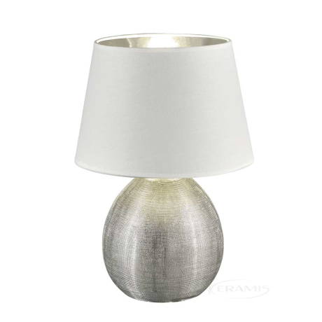 Настільна лампа Reality Luxor, срібний, білий (R50631089)