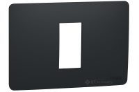 рамка Schneider Electric Unica New 1 пост., антрацит (NU210154)