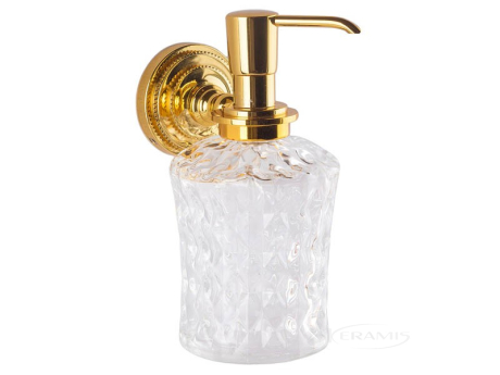 Дозатор жидкого мыла Kugu Versace gold (214G)