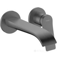 смеситель внешняя часть для раковины Hansgrohe Vivenis CoolStart скрытого монтажа, черный матовый хром (75050340)